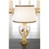 URSO STORE Lampada da tavolo lume in vetro di murano ambra oro MS-240