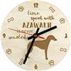 Orologio Da Caccia Azawakh In Legno