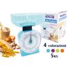 Bilancia Da Cucina Analogica Colorata Fino a 5Kg Dietetica Pesa Alimenti moc