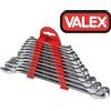 VALEX SET SERIE 12 CHIAVI COMBINATE FISSE STELLA KIT CHIAVE MISURE DA 6 A 22MM