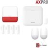 Hikvision Kit Allarme Hikvision AXPRO GSM Antifurto Casa Wireless 2 Rivelatori 4 Contatti