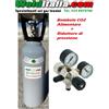 WELDITALIA BOMBOLA CO2 ANIDRIDE CARBONICA ALIMENTARE GASATURA 5 KG. 7 LT. CON RIDUTTORE