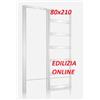 eclisse CONTROTELAIO SYNTESIS filo muro cartongesso kit 70/80/90x210 spess. 125 Eclisse