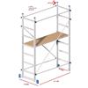 Marchetti Trabattello Mini Ponteggio in Alluminio con Ruote cm 158x80x210h Superminio