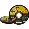 Dischi da taglio 125mm x 1,2mm, acciaio inox, ferro, lamiera, smerigliatrice