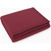 SOMMA Coperta Lana Vergine Singola Daisy Bordeaux 160x210