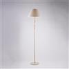 URSO STORE Lampada da terra piantana classica in legno shabby chic con paralume bon-487