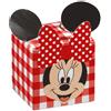 Disney Set 10 cubo Minnie party rosso con orecchie nere (cad. € 0,46)