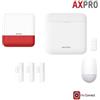 Hikvision Kit Allarme Hikvision AXPRO GSM Antifurto Casa Wireless Sirena App 3 Contatti