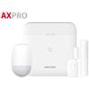 Hikvision Kit AX PRO Antifurto Allarme Professionale Senza Fili WFi 96 Zone Telecomando Co