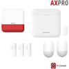 Hikvision Kit Allarme Hikvision AXPRO GSM Antifurto Casa Wireless 2 Rivelatori 3 Contatti