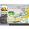 HOOMEI HM-6345 Tritatutto Manuale 400ml BPA Free Lame Acciaio Inox