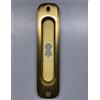 MANDELLI Maniglia per porta scorrevole Mandelli S 18 ORO SATINATO con foro