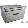 Scatola abiti salvaspazio armadio organizzatore contenitore vestiti 60x50x40 dfh