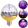BALL Lampada Rotating Crystal Magic Ball E27 RGB LED Stage Light Bulb for Disco 6W