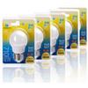 Aigostar Lampadine LED G45 E27 8W 710lm 4000K Naturale 5 Pezzi
