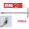 USAG CHIAVI SNODATE A T BOCCA ESAGONALE A SNODO CARDANICO USAG 276 CE 10mm