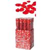 Set 12 Tubo Spara Petali Rossi Cannone Feste Compleanni Party Matrimonio dfh