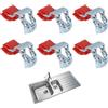 Staffe Montaggio Lavello Fissaggio Arco,Ganci Zoccolo Cucina,Per Staffa Con Inta