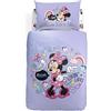 Caleffi Copripiumino Singolo e federa Minnie BOOM Caleffi lilla