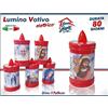Set 6 Pezzi Lumini Led Ceri a Batteria Per Preghiera Votivi Religioso dfh