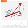Does not apply Supporto Braccio Acciaio Paranco Elettrico Verricello staffa girevole 300/600KG