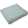 Somma Coperta di LANA Vergine SOMMA ORIGAMI Muschio singolo 160x220