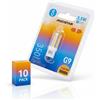 Aigostar Lampadina LED G9 3.5W 3000K Ceramica Luce Calda 350 Lumen 10 PEZZI
