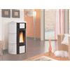 Nordica-Extraflame NORDICA EXTRAFLAME TERMOSTUFA PELLET VENTILATA 18.1KW ISIDE IDRO H15 BIANCO
