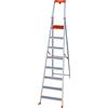 FACAL Scala In Alluminio 8 Gradini Professionale A Forbice Modello Piu'+Su