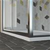 Idralite BOX CABINA DOCCIA NICCHIA PARETE PORTA 1 ANTA CRISTALLO SCORREVOLE DA 97 A 152CM