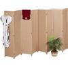 Does not apply Paravento Ad 8 Pannelli, Divisore Pieghevole, Hxl170X320 Cm, Legno, Carta, XXL,