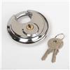 Lucchetto Rotondo Antiscasso Catenaccio 80mm Corazzato Blindato 2 Chiavi dfh
