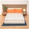 MiaSuite MATERASSO FRANCESE MEMORY 140X190 H 25 ALOE VERA + RETE + 2 CUSCINI MEMORY