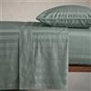Novia Set lenzuola matrimoniale 2 piazze raso di cotone ZEFIRO azzurro avio