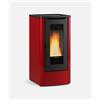 NORDICA EXTRAFLAME STUFA PELLET VENTILATA 10KW DAHIANA 5.0 BORDEAUX 5 STELLE