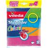 Vileda Panni microfibra Vileda Colors 4 pezzi multicolore 173728
