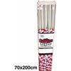Set 40 Pezzi Rotoli Pellicola Carta Trasparente 70x200cm Pacchetti Regali hmj