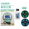 Striscia Strip Led Usb Rgb 5v Per Retroilluminazione Tv Lunghezza 2 Metri linq