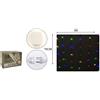 Luci Natale Tenda Luminosa Pioggia 240 Led 3mtx70cm Multicolore 61348 sus