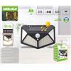 WOLULU AS-50363 Lampada Solare Parete Sensore 100 LED 1000LM 5M