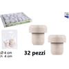 Set 32 Pezzi Tappi Fungo In Plastica Per Bottiglie Diametro 4cm bal