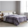 Happidea Trapunta invernale in cotone matrimoniale Igloo scozzese tartan