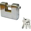 Lucchetto Antiscasso Catenaccio 90mm Corazzato Blindato 3 Chiavi Serranda moc