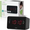 Nedis RADIOSVEGLIA DIGITALE AM FM AUX SNOOZE DISPLAY A LED 0.9" DUE ALLARMI NERO NEDIS