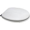 CopriWater Copri Water Sedile WC Bagno Universale Cerniere Legno Bianco dfh