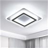 Does not apply Plafoniera LED Soffitto Quadrata, 38W 4275 Lm Lampada Da Soffitto Moderna in Acr