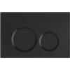 Does not apply Piastra Di Comando Nera Opaca, Compatibile Con Geberit Sigma up 320, 1 Pezzo Pia