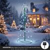 Aigostar Albero Natale Cono Solare 52 LED Luce Fredda 75cm IP65 Esterno