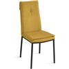 URSO STORE Set 2 sedie in tessuto con imbottitura design moderno per sala da pranzo CIC-943